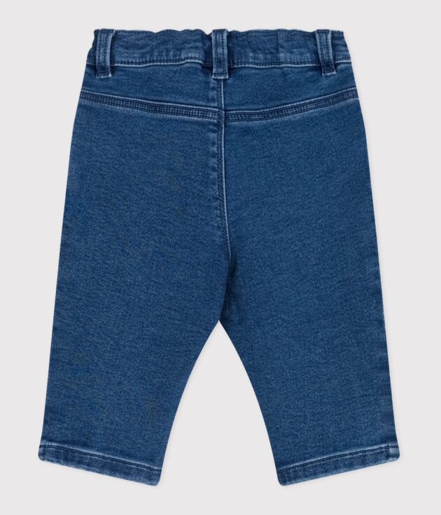 Pantaloni in denim ed elastan neonato - immagine 3